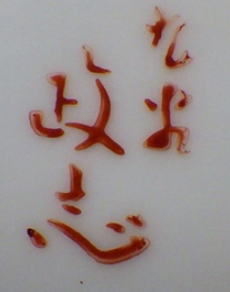 九谷焼の陶芸作家戸出政志　(九谷焼)の陶印・裏印・窯印・サイン画像です。