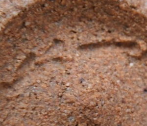 唐津焼の陶芸作家井上公之 鏡山窯 （唐津焼）の陶印・裏印・窯印・サイン画像です。