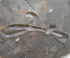 備前焼の陶芸作家末石泰節 （備前焼）の陶印・裏印・窯印・サイン画像です。