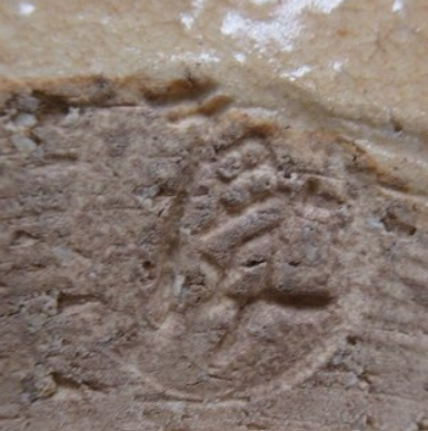 陶芸作家坂田慶造　（萩焼）の陶印・裏印・窯印・サイン画像です。