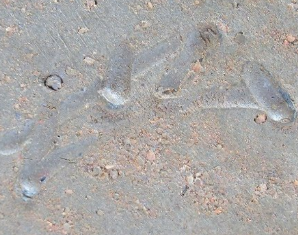 備前焼の陶芸作家岩本哲也 (備前焼)の陶印・裏印・窯印・サイン画像です。