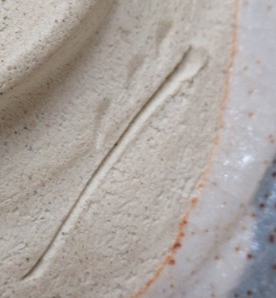 陶芸作家加藤弥右衛門　大萱窯　（志野ほか）の陶印・裏印・窯印・サイン画像です。