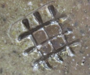 陶芸作家木村桃山 （備前焼）の陶印・裏印・窯印・サイン画像です。